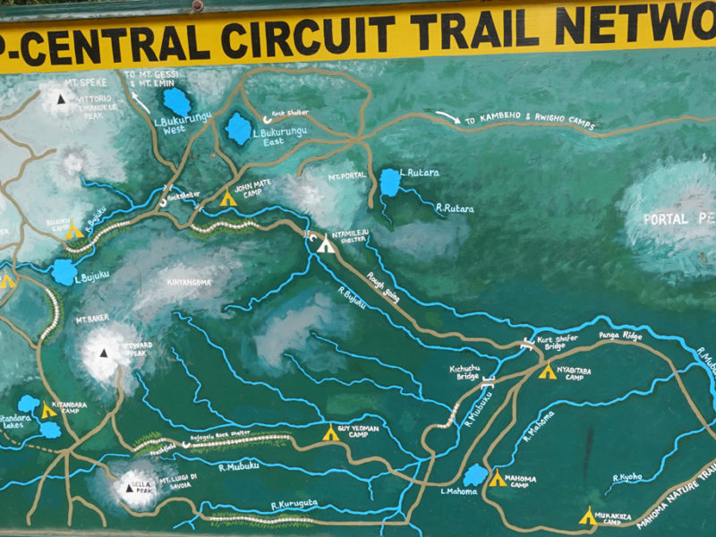 central circuit trek-12 days rwenzori trekking