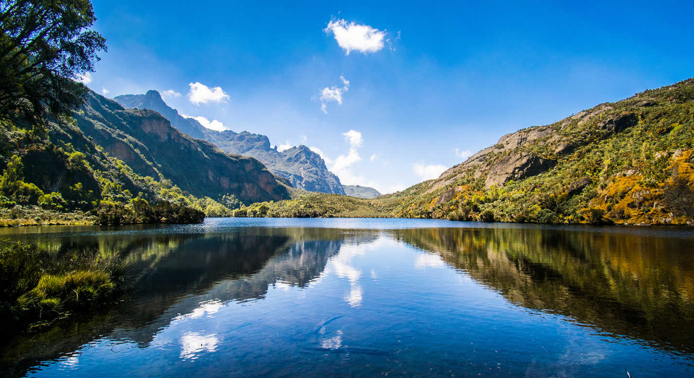 Lakes in Rwenzori Mountains