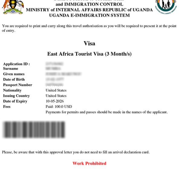 Uganda E Visa